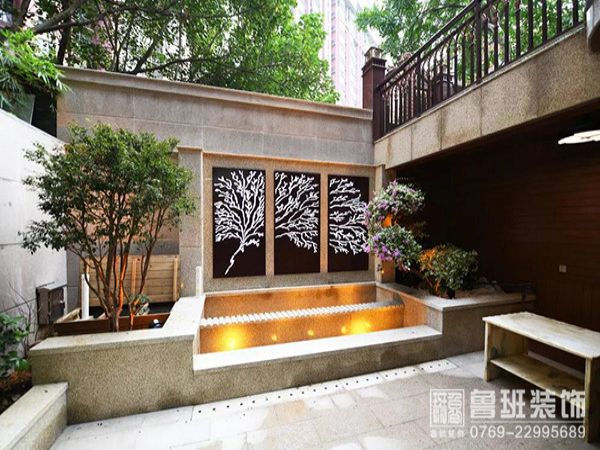 新中式别墅装修花园